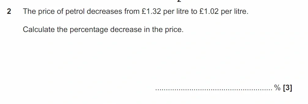 Question 02 - GCSE OCR Higher Maths Past Paper 4 (Calculator) - June 2023