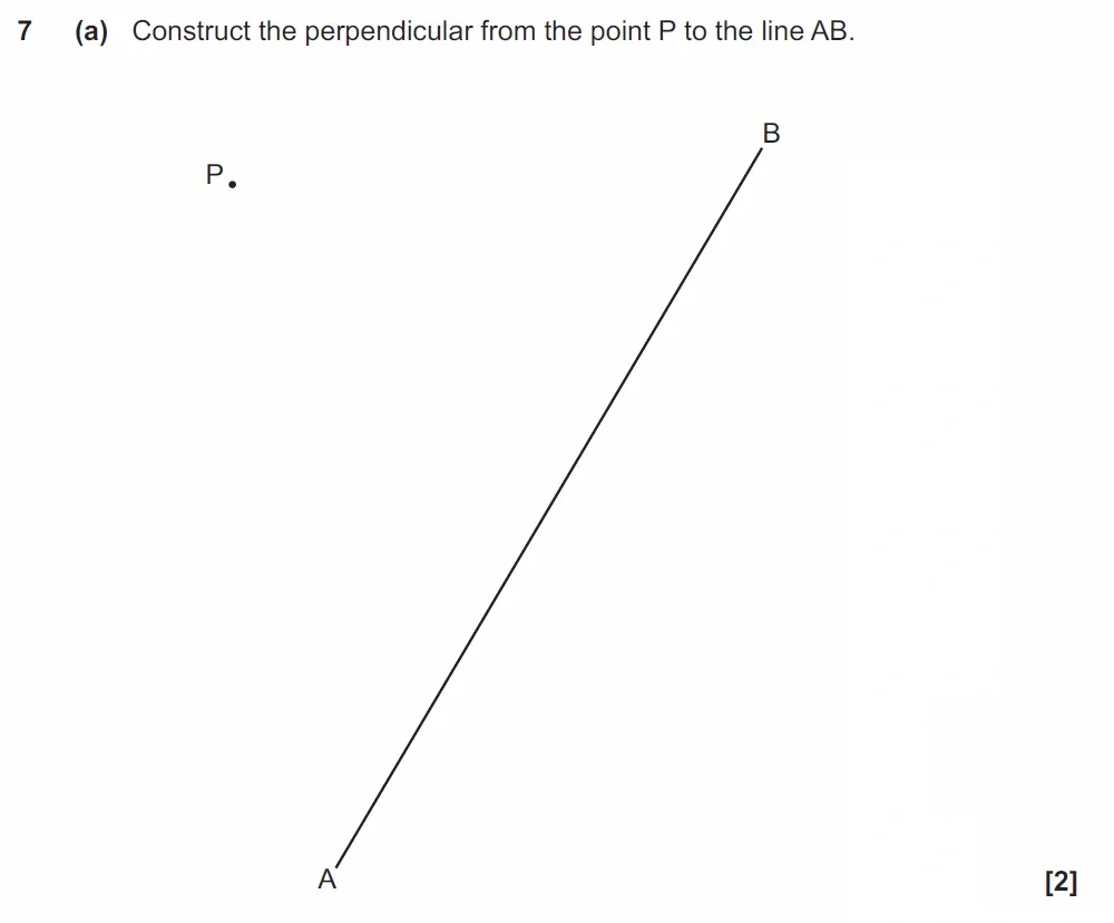 Question 7(a) - GCSE OCR Higher Maths Past Paper 4 (Calculator) - November 2022