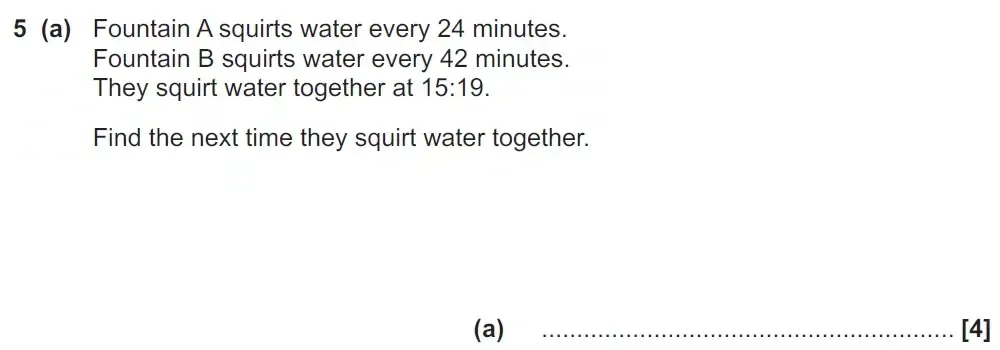 Question 05(a) - GCSE OCR Higher Maths Past Paper 4 (Calculator) - November 2021