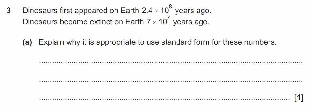 Question 03(a) - GCSE OCR Higher Maths Past Paper 5 (Non-Calculator) - June 2022