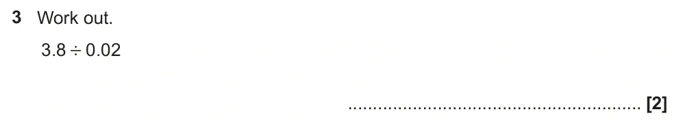 Question 03 - GCSE OCR Higher Maths Past Paper 5 (Non-Calculator) - June 2023