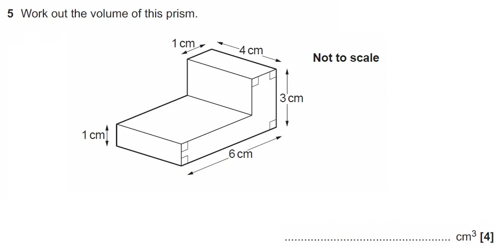 Question 5 - GCSE OCR Higher Maths Past Paper 5 (Non-Calculator) - November 2021