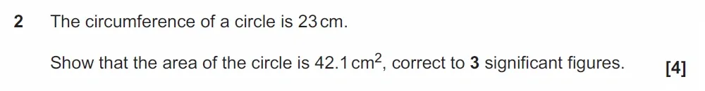 Question 02 - GCSE OCR Higher Maths Past Paper 6 (Calculator) - June 2022