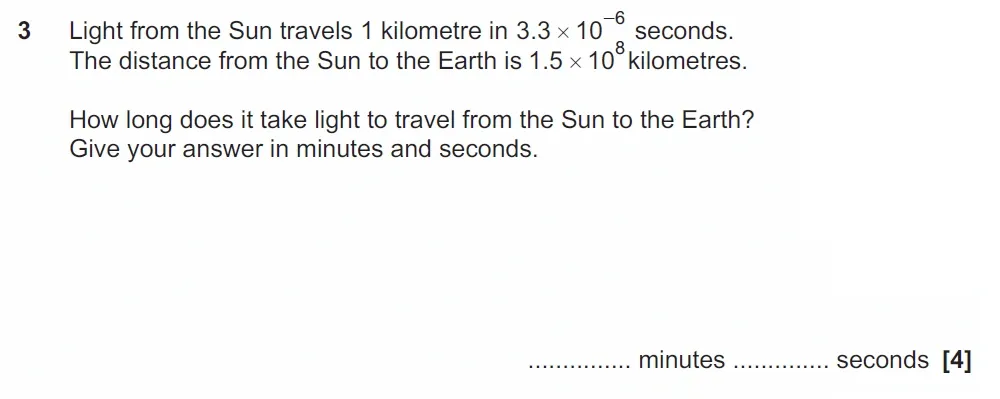 Question 03 - GCSE OCR Higher Maths Past Paper 6 (Calculator) - June 2022