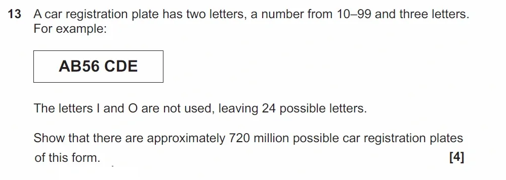 Question 13 - GCSE OCR Higher Maths Past Paper 6 (Calculator) - June 2022