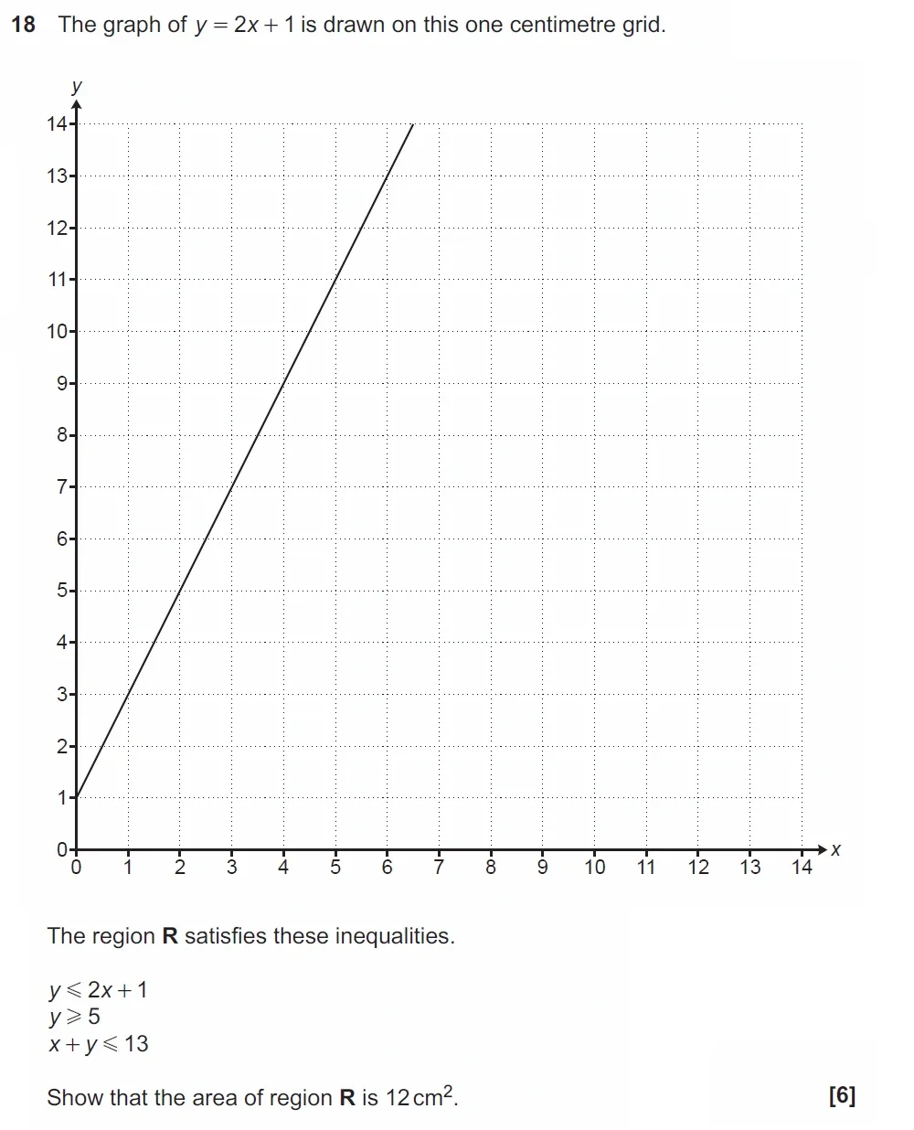 Question 18 - GCSE OCR Higher Maths Past Paper 6 (Calculator) - June 2022