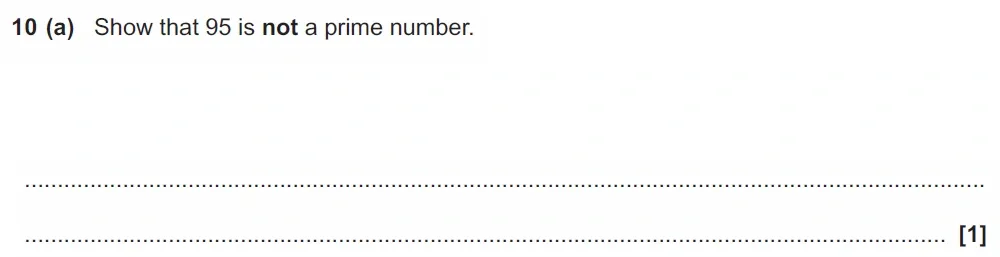 Question 10(a) - GCSE OCR Higher Maths Past Paper 6 (Calculator) - June 2023