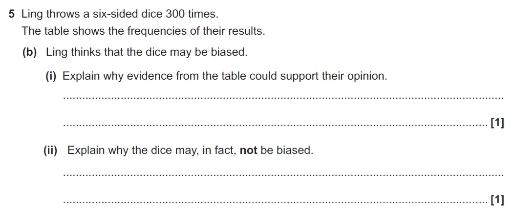 Question 05(b) - GCSE OCR Higher Maths Past Paper 6 (Calculator) - November 2021