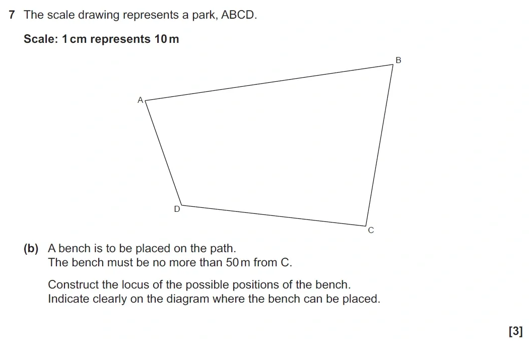 Question 07(b) - GCSE OCR Higher Maths Past Paper 6 (Calculator) - November 2021