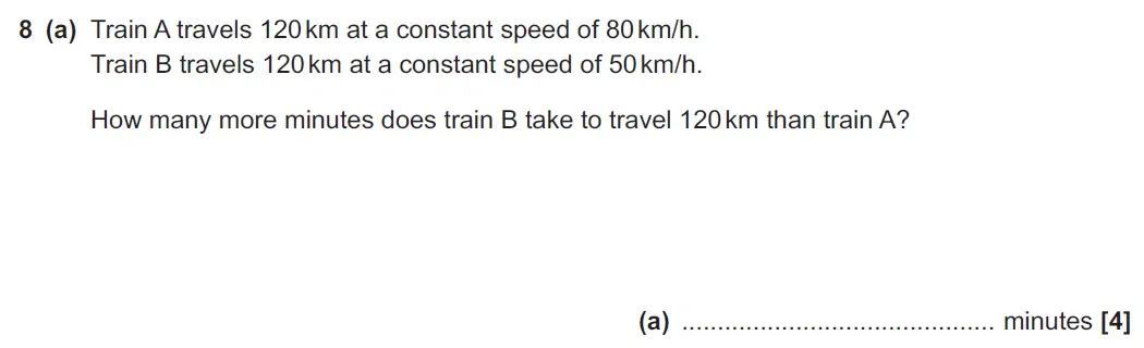 Question 08(a) - GCSE OCR Higher Maths Past Paper 6 (Calculator) - November 2021