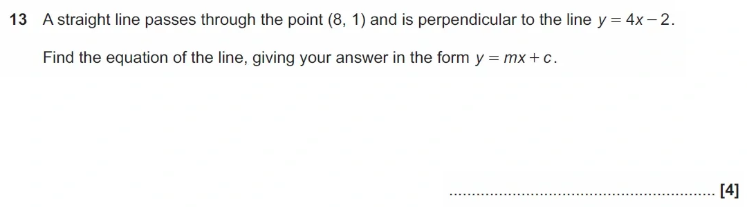 Question 13 - GCSE OCR Higher Maths Past Paper 6 (Calculator) - November 2021