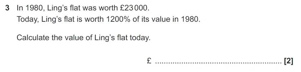 Question 03 - GCSE OCR Higher Maths Past Paper 6 (Calculator) - November 2022