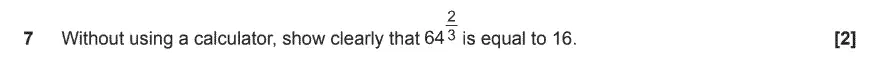 Question 7 - GCSE OCR Higher Maths Sample Paper 6 (Calculator)