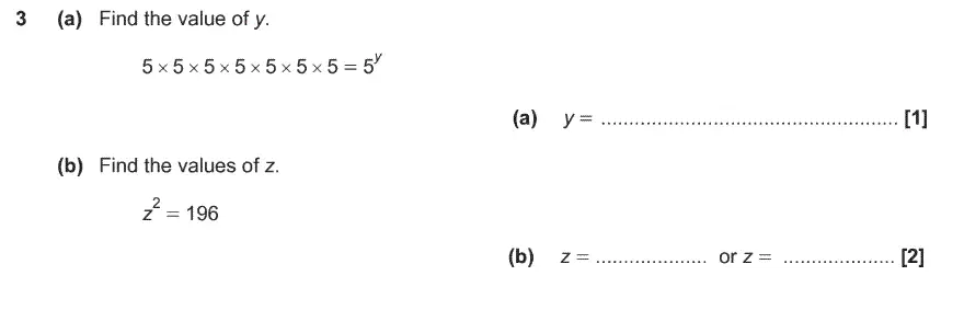 Question 3 - GCSE OCR Foundation Maths Past Paper 3 (Calculator)
