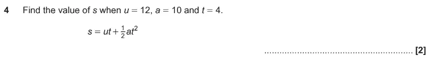 Question 4 - GCSE OCR Higher Maths Past Paper 4 (Calculator) - June 2017