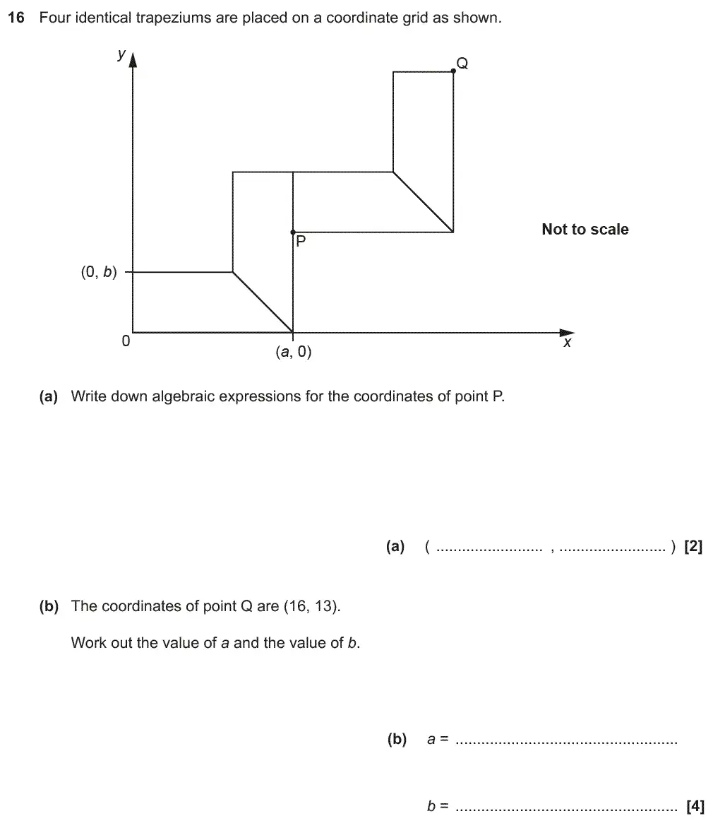 Question 17 - GCSE OCR Foundation Maths Past Paper 2 (Non-Calculator) - June 2018