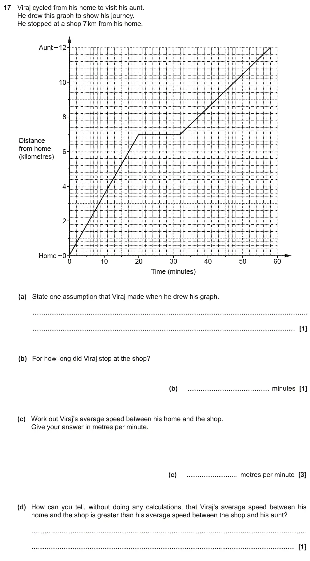 Question 18 - GCSE OCR Foundation Maths Past Paper 2 (Non-Calculator) - June 2018