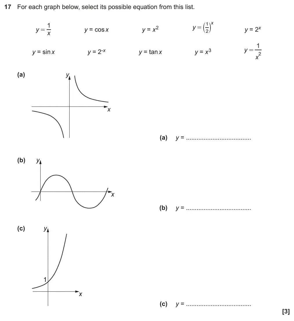 Question 18 - GCSE OCR Higher Maths Past Paper 4 (Calculator) - June 2018