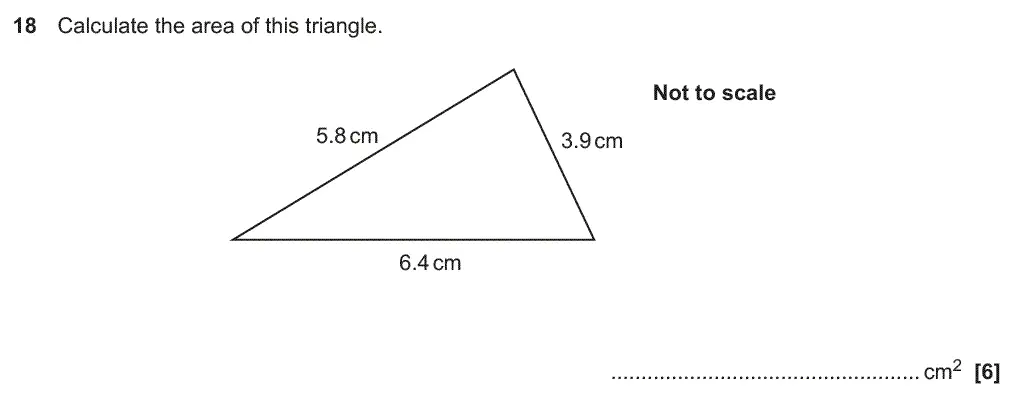 Question 19 - GCSE OCR Higher Maths Past Paper 4 (Calculator) - June 2018