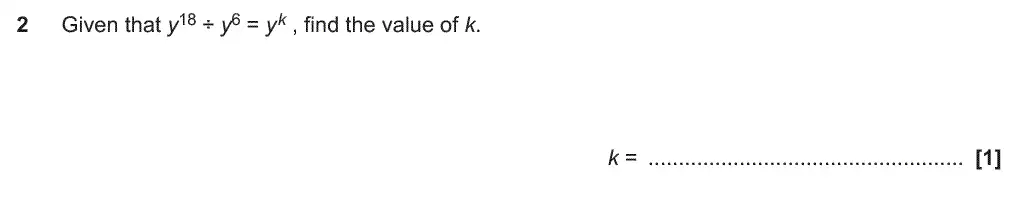 Question 2 - GCSE OCR Higher Maths Past Paper 4 (Calculator) - June 2018
