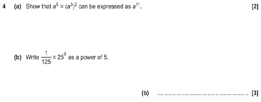 Question 4 - GCSE OCR Higher Maths Past Paper 6 (Calculator) - June 2018