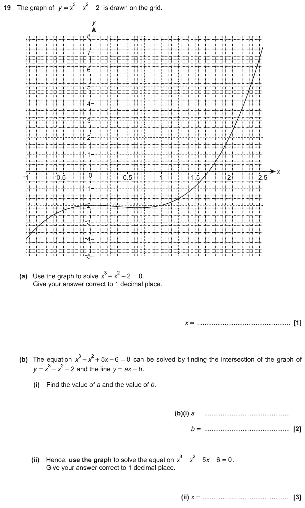 Question 19 - GCSE OCR Higher Maths Past Paper 5 (Non-Calculator) - June 2019