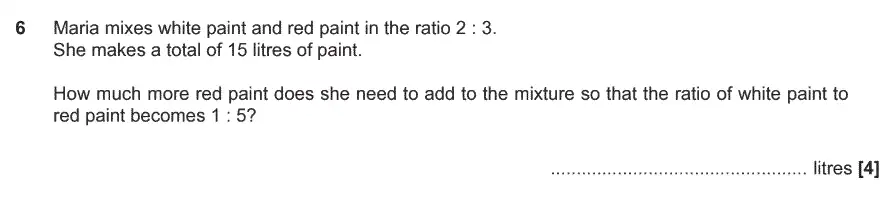 Question 6 - GCSE OCR Higher Maths Past Paper 4 (Calculator) - November 2017