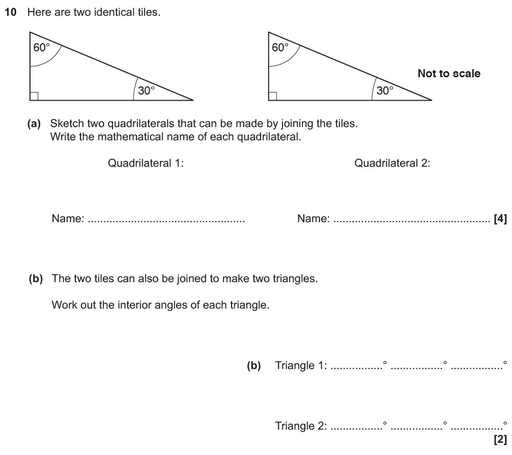 Question 13 - GCSE OCR Foundation Maths Past Paper 3 (Calculator) - November 2018