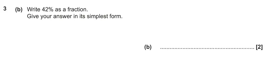Question 4 - GCSE OCR Foundation Maths Past Paper 3 (Calculator) - November 2018