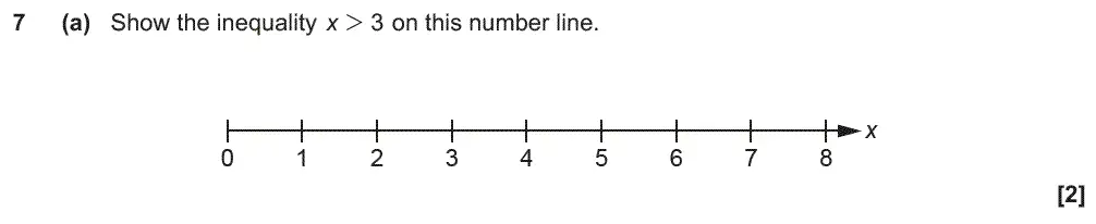 Question 8 - GCSE OCR Foundation Maths Past Paper 3 (Calculator) - November 2018