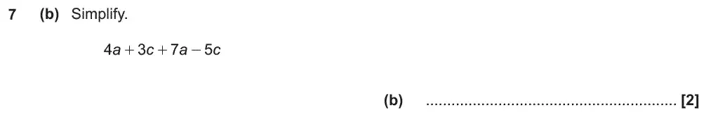 Question 9 - GCSE OCR Foundation Maths Past Paper 3 (Calculator) - November 2018