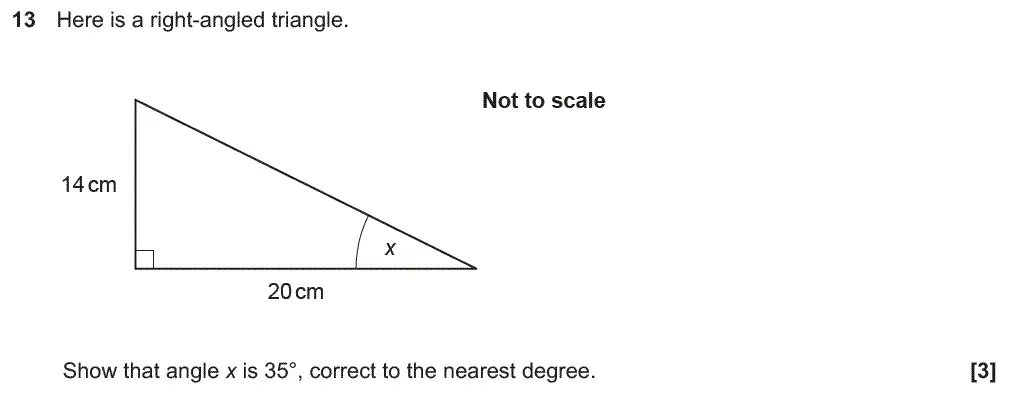 Question 15 - GCSE OCR Foundation Maths Past Paper 1 (Calculator) - November 2019