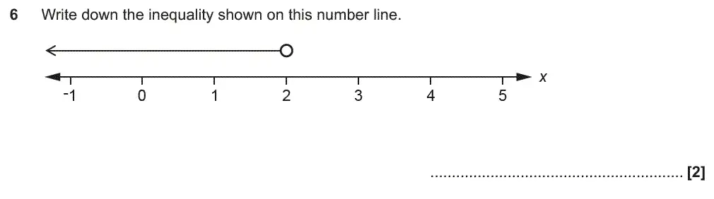 Question 8 - GCSE OCR Foundation Maths Past Paper 1 (Calculator) - November 2019