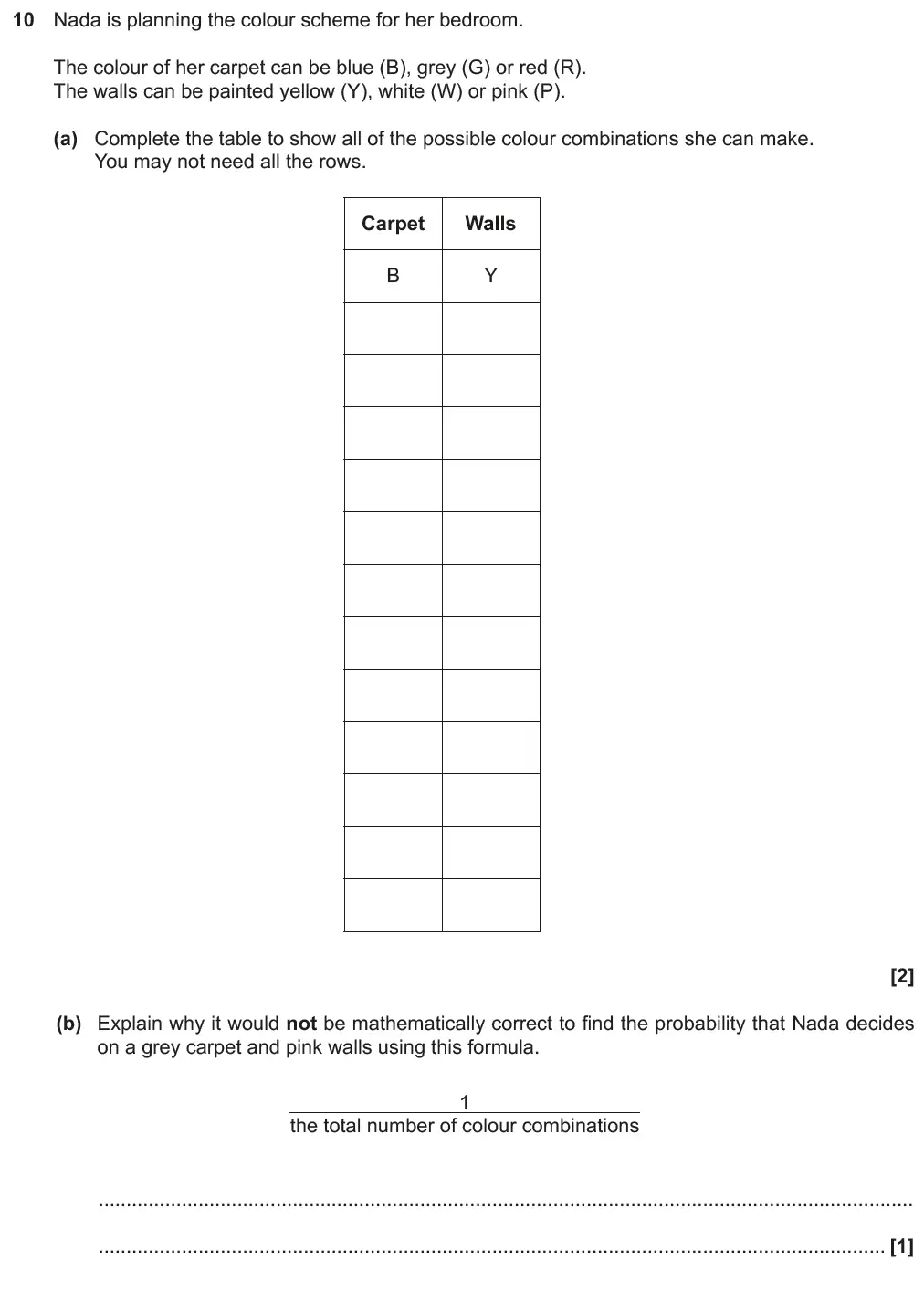 Question 14 - GCSE OCR Foundation Maths Past Paper 3 (Calculator) - November 2019