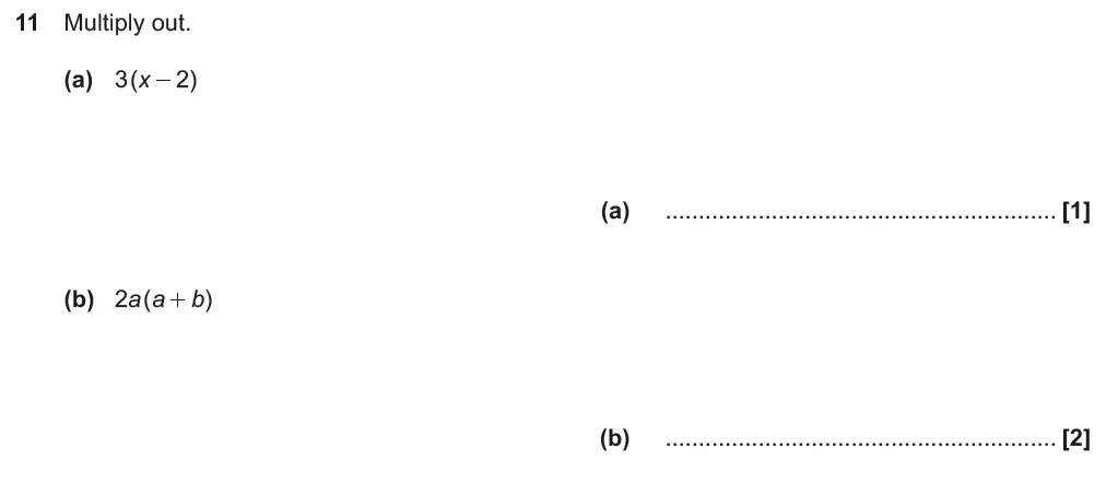 Question 15 - GCSE OCR Foundation Maths Past Paper 3 (Calculator) - November 2019