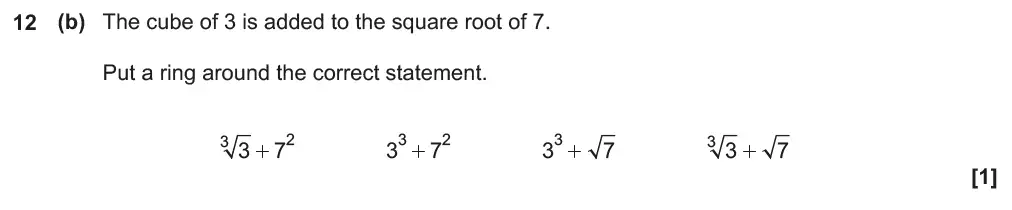 Question 18 - GCSE OCR Foundation Maths Past Paper 3 (Calculator) - November 2019