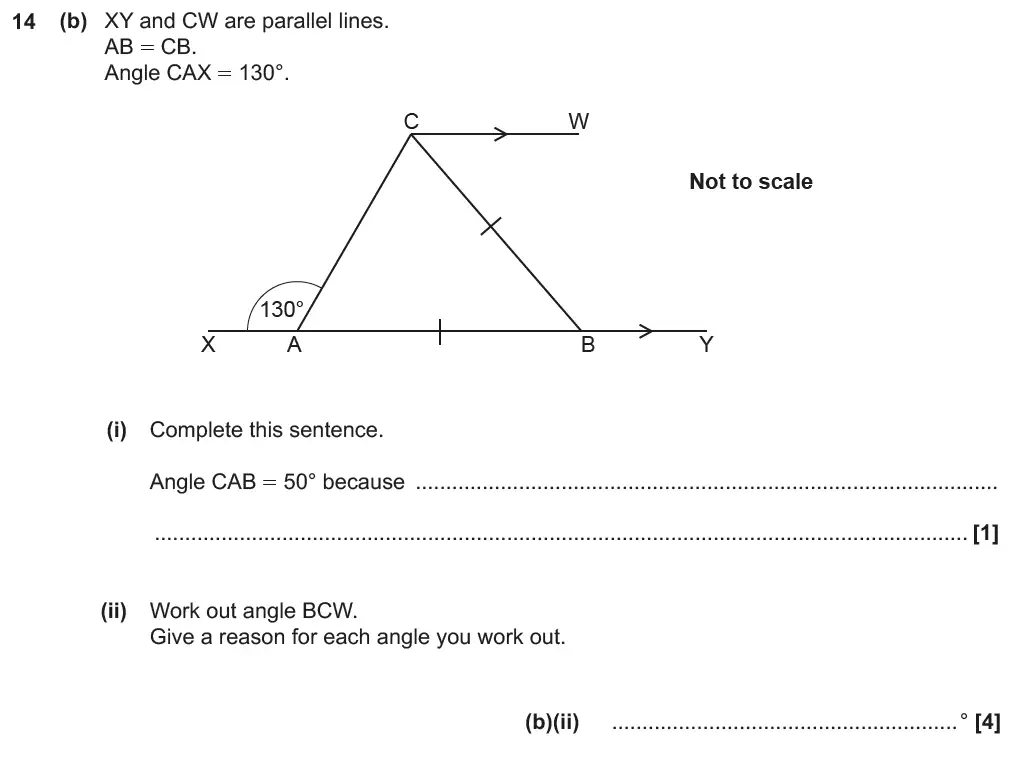 Question 21 - GCSE OCR Foundation Maths Past Paper 3 (Calculator) - November 2019