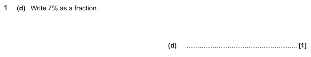 Question 3 - GCSE OCR Foundation Maths Past Paper 3 (Calculator) - November 2019
