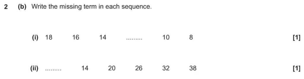 Question 3 - GCSE OCR Foundation Maths Past Paper 3 (Calculator) - November 2020