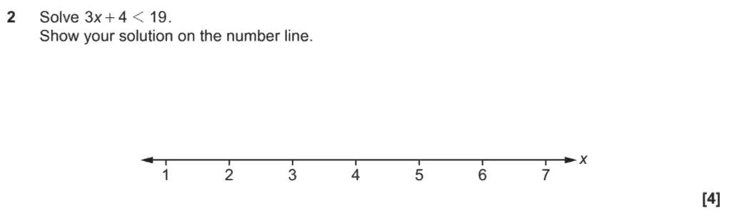 Question 2 - GCSE OCR Higher Maths Past Paper 6 (Calculator) - November 2020