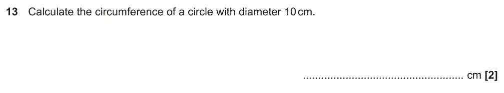 Question 13 - GCSE OCR Foundation Maths Past Paper 1 (Calculator) - November 2018