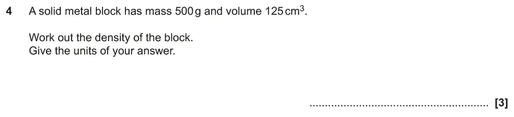 Question 4 - GCSE OCR Higher Maths Past Paper 5 (Non-Calculator) - November 2018