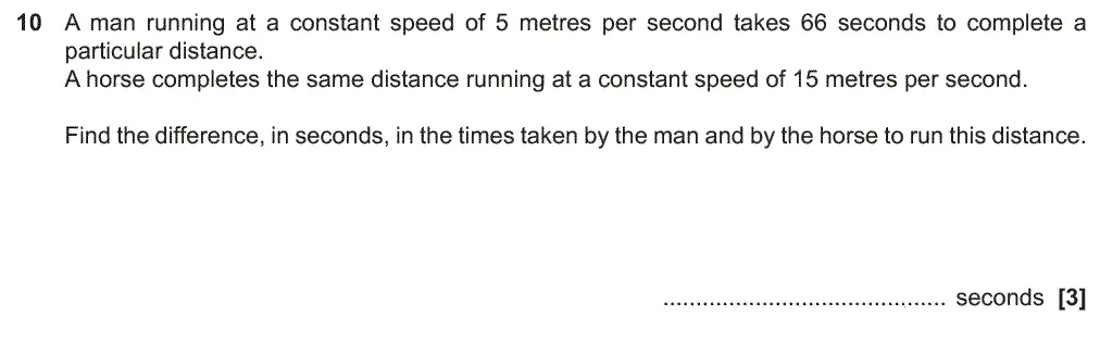 Question 13 - GCSE OCR Foundation Maths Past Paper 2 (Non-Calculator) - November 2019