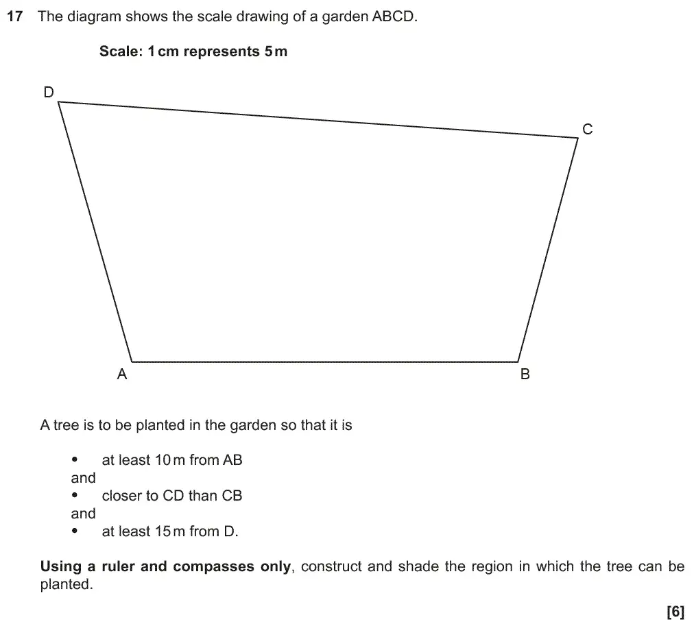 Question 24 - GCSE OCR Foundation Maths Past Paper 2 (Non-Calculator) - November 2019