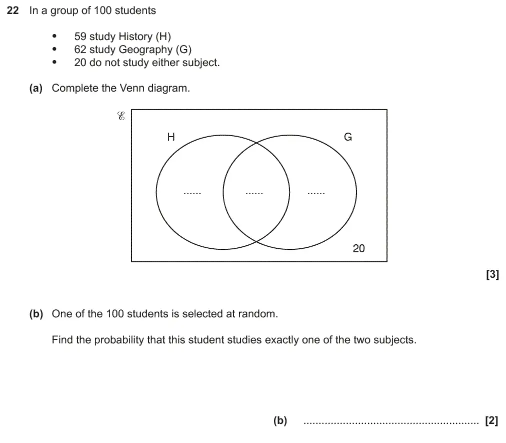 Question 30 - GCSE OCR Foundation Maths Past Paper 2 (Non-Calculator) - November 2019