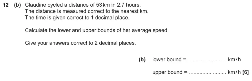 Question 13 - GCSE OCR Higher Maths Past Paper 6 (Calculator) - November 2019