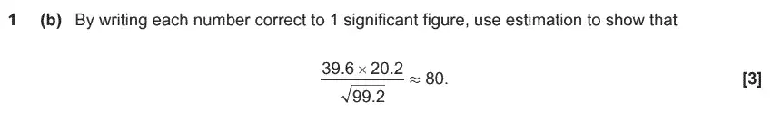 Question 2 - GCSE OCR Higher Maths Past Paper 5 (Non-Calculator) - November 2019
