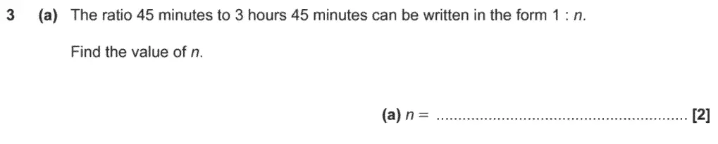 Question 4 - GCSE OCR Higher Maths Past Paper 5 (Non-Calculator) - November 2020