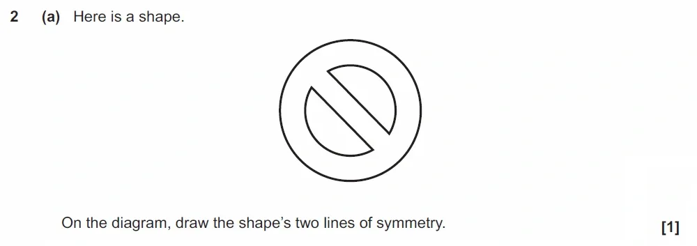 Question 2(a) - GCSE OCR Foundation Maths Past Paper 3 (Calculator) - June 2022