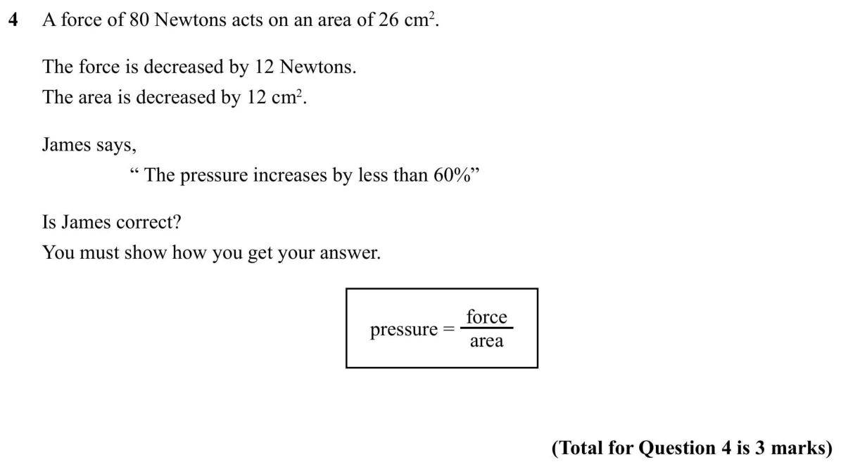 Question 4 - SET 1 - GCSE Higher Calculator Maths Predicted Paper 2 - 2026